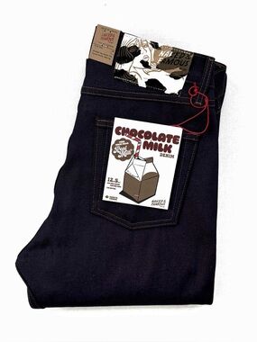 Naked & Famous Denim Chocolate Milk Selvedge Denim True Guy Jeans